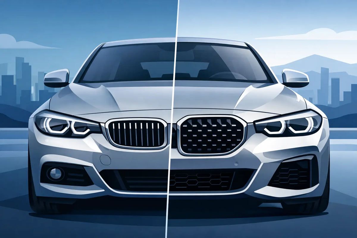 לפני ואחרי החלפת גריל BMW - רואים מיד