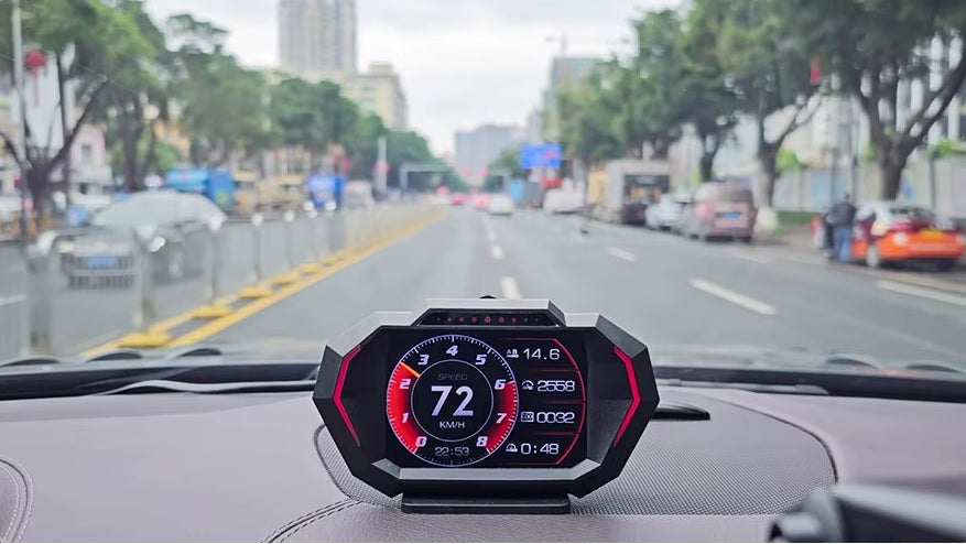 לוח שעונים דיגיטלי אוניברסלי לרכב